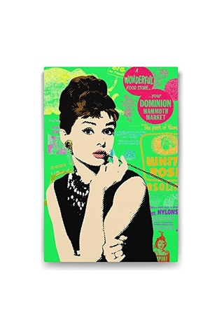 Hepburn Popart Tablosu - 70x100cm