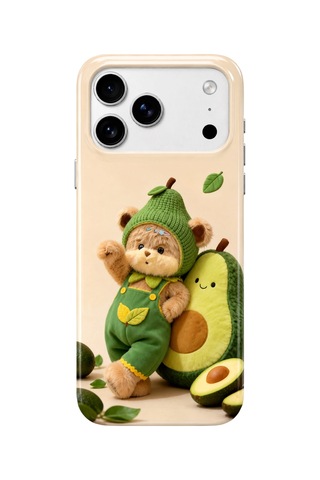 Apple iPhone Uyumlu, 17 Pro Tiny Bear Collection Çift Katmanlı Essential Tough Telefon Kılıfı