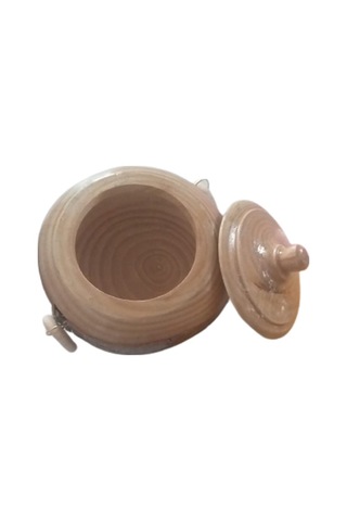 Ahşap Kabuklu Kulplu Şekerlik