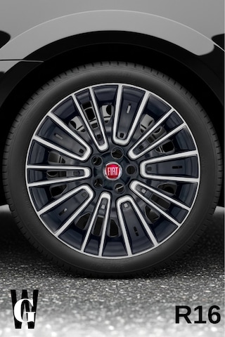Fiat Egea Urban Ve Cross Uyumlu 16 İnç Jant Kapağı 4 Adet C120