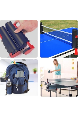 Büro Ev Ofis Egzersiz Spor Keyfi İçin Taşınır Teleskopik Taşınır Kaymaz Masa Tenisi Filesi