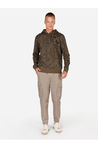 Colin's Colins Yeşil Erkek Sweatshirt Cl1070029 Q1.v2 Kha Haki