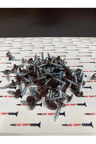 Stroj Tut Pres İçin Pul İle Vidalar 4,2x19 Ral 8017 Keskin 100 Adet 316434263 Diğer