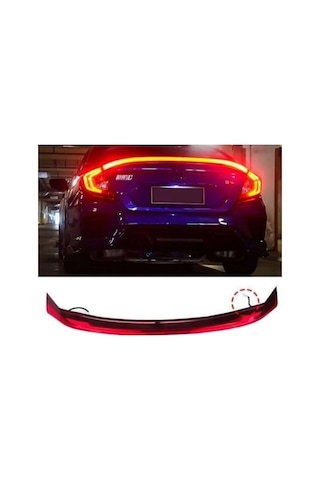 Honda Civic Uyumlu Yedek Parça 2016 Sonrası Spoiler Boyasız