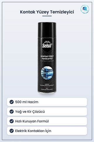 Kontak Yüzey Temizleyici Genel Bakım Spreyi 500 Ml Elektrik Konta