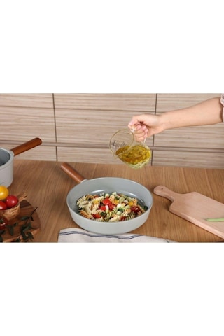 Ansan Neoflam Fika Aluminyum Döküm Tava 24 Cm Gri