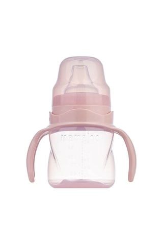 Mamajoo Kulplu Akıtmaz Eğitici Bardak Powder Pink 160 ML & Anti-K Pembe