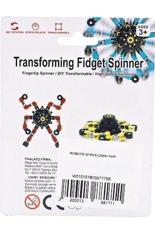 Robotik Stres Çarkı Sarı