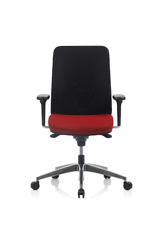 Bürosit Proxima 7 Alüminyum Çalışma Koltuğu Kumaş Yeşil