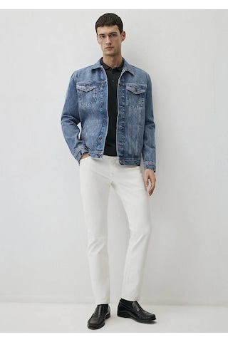 Mavi Marcus Beyaz Erkek Jean Pantolon M0035190581 Beyaz