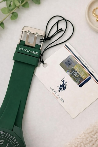 U.s.polo Assn 2 Yıl Saat&saat Garantili 3 Atm Suya Dayanıklı Genç Ve Çocuk Kol Saati Us.g2146.5 Yeşil