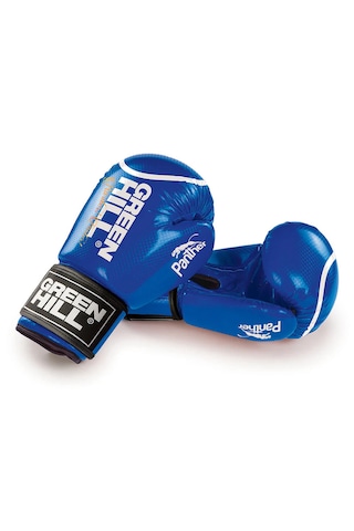 Green Hill Mavi Boks Eldiveni Panter Daire Desenli