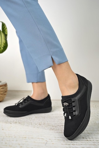 Nesil Shoes Sdf 702 Siyah Kot Anatomik Kadın Ayakkabı-siyah Kot Kot Rengi - Siyah
