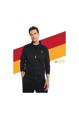 Gsstore Galatasaray Lisanslı Siyah Eşofman Takımı Siyah