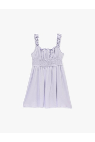 Koton Bürümcük Lila Kız Çocuk Elbise 6skg80048ak Lila