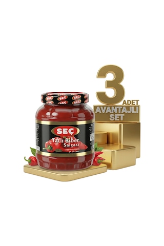 Seç Tatlı Biber Salçası 3x1600 Gr