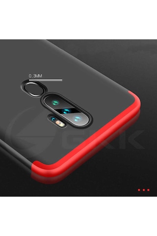 Oppo A5 2020 Kılıf Zore Ays Kapak Siyah