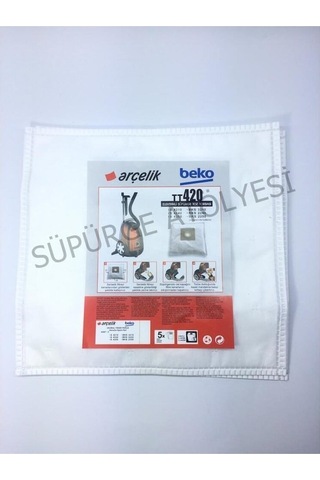 Beko Bks 2240 C Süpürge Uyumlu Bez Toz Torbası 15 Adet