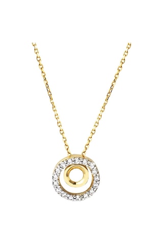 İnsta 14 Ayar Altın Kolye KMK003-KL