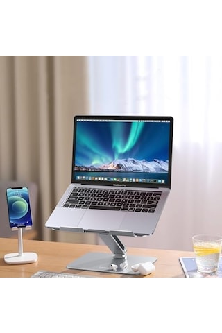 Yükseklik Ve Açı Ayarlı Alüminyum Tablet Notebook Standı