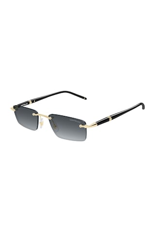 Montblanc Mb0484s 004 54 Erkek Güneş Gözlüğü Altın