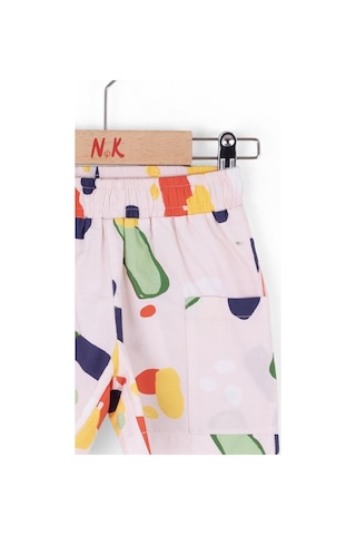 Nk Kids Kız Bebek Clown Şort Coral Çok Renkli