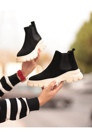 Serhat Özköroğlu - Siyah Süet Bot Siyah Siyah