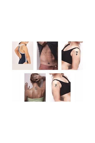 Anne Şefkati Desenleri Hint Kınası İle Geçici Dövme Yapma Seti