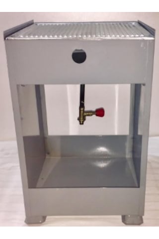Kıpkıp Küçük Boy Tüplü Mangal Gri