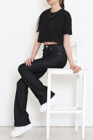 Mokashopin - İspanyol Paça Kot Pantolon Koyufüme - 18201.1431. 001