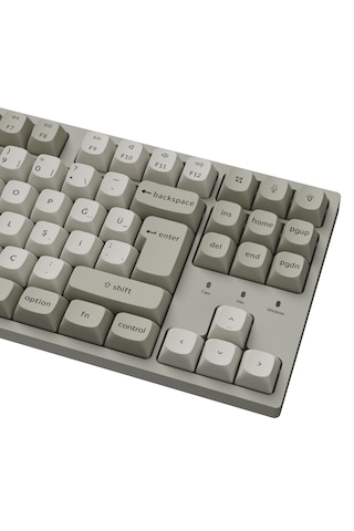 Keychron C1 Pro 8k Qmk Kablolu Özel Mekanik Klavye Süper Kırmızı Switch C1px-m1-tr