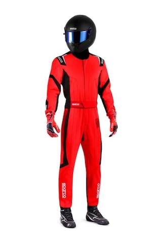 Sparco K48 Thunder Advanced Fia Onaylı Karting Tulumu Kırmızı Xs Bks0010b0r270xs