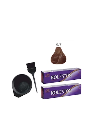 Koleston Saç Boyası 6/7 Çikolata Kahve 50Ml X2Adet+ Boyama Seti