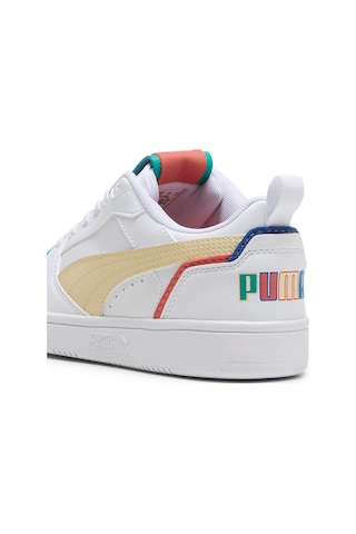 Puma Rebound V6 Lo Ready, Set, Better Genç Spor Ayakkabı Çok Renkli