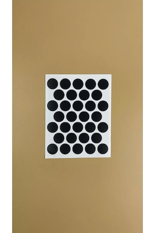 Mebel'naa Furnitura Mystery Kendinden Yapışkanlı Mobilya Kapağı D-18 Mm 32 Adet 241104164 Antrasit-gri