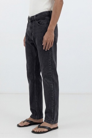 Antioch Tapered Fit Erkek Jean Antrasit