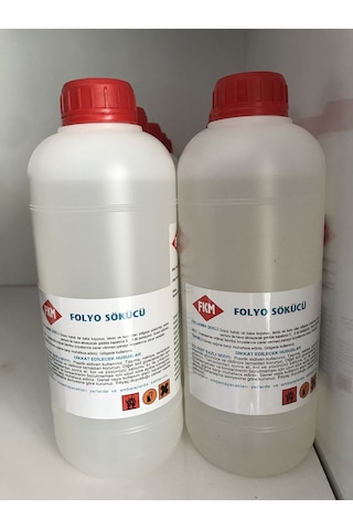 Fkm Araç Folyo Etiket Sökücü Sıvı Solüsyon 1lt