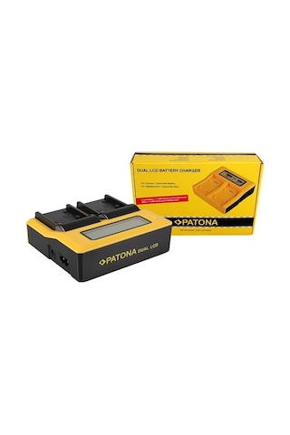 Patona 7557 Çift Lcd Usb Şarj Cihazı Sony Np-fp50 Np-fh50 Np-fv100 Uyumlu