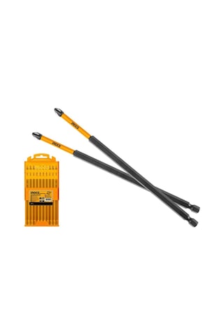 Ingco SDBIM11PH2105 Darbeli Uzun Yıldız Tornavida Ucu Seti 250 MM 10'lu