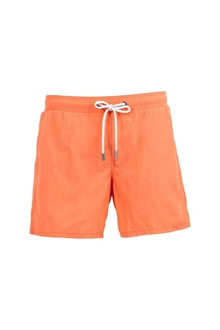 Somon Su İtici Özellikli Naylon Kumaş Düz Renk Basic Erkek Plaj Deniz Şort Mayo - 540-somon 001