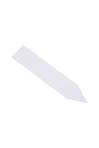 Fosenze 100 Adet 10x2cm Pvc Bahçe Etiketi - Su Geçirmez, Yeniden Kullanılabilir Bitki Tanımlama İmzaları Beyaz