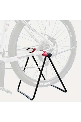 Motion003 1 Adet Siyah U Sekilli Bisiklet Tamir Rafi Tasinabilir Abs Dag Bisikleti Destek Standi Tekerlek Hizalama Araci Bisiklet Bakimi Ve Ayarlari İcin Zemin Standi Garaj Veya Acik Hava Kullanimi Siyah