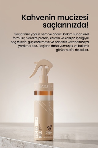 Kahve Serisi Set Kuru Ve Yıpramış Saçlar Için Şampuan Saç Bakım Kremi Ve Saç Bakım Fön Sütü Kuru - Yıpranmış