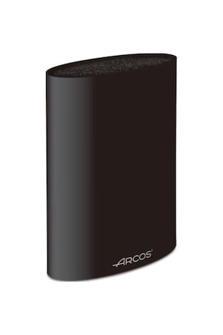 Arcos Tacos - 20 Cm&apos Ye Kadar Bıçaklar İçin Evrensel Bıçak Bloğu - Termoplastik Kauçuktan Üretilmiştir 220 X 160 X 65 Mm - Siyah -