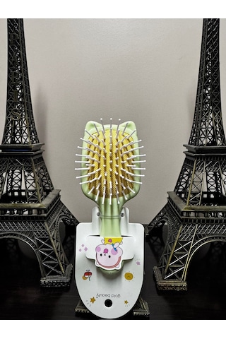 Fontenay Bebek Tarağı Bebek Saç Fırçası Yeşil Renk