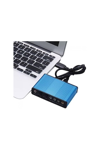 Tr Usb Type C 2.0 Harici Ses Kartı 6 Kanal 5.1 Usb Optik Harici Ses Kartı