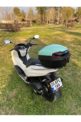 Motosiklet Çantası 33 Litre Metalik Yeşil