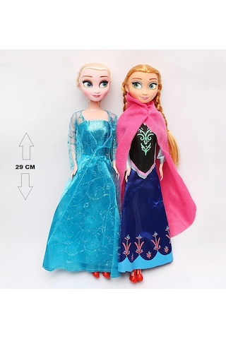 Frozen Karlar Ülkesi Oyuncak 2Li Bebek Elsa Anna 29Cm Et Bebekler