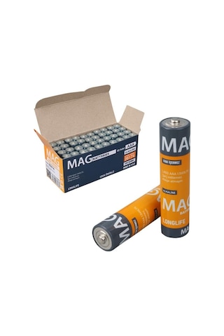 Mag Batteries Mg-26174 Alkalin Aaa 40 Lı İnce Kalem Pil Kumanda Pili Aaa, Lr03, Am-4
