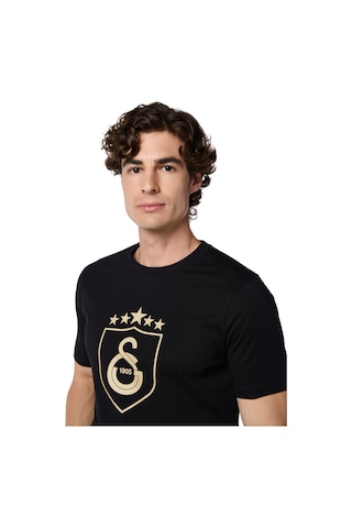 Gsstore Galatasaray Kalkan 5 Yıldız T-shirt E251395 Siyah